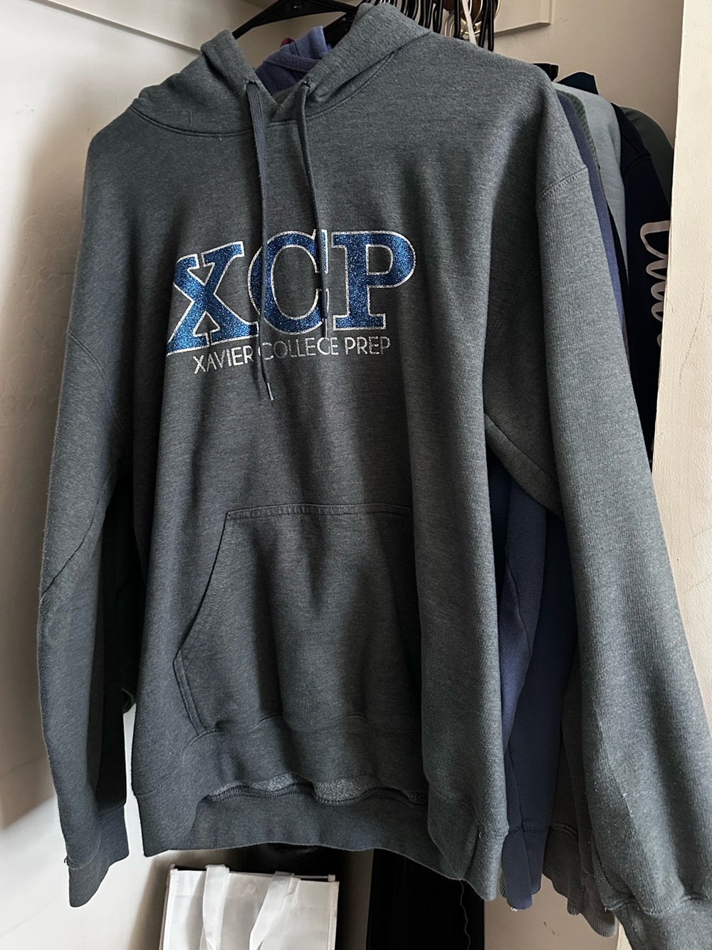 Xavier College Prep XCP Gray Hooded Sweatshirt